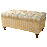 Chesapeake Fabric Bedroom Storage Ottoman
