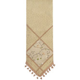 Addison Table Runner with Braid and Tassel Trim