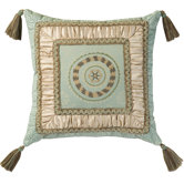 Fortune Pillow with Braid and Tassels