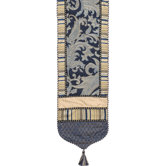 Hampton Table Runner with Cord, Braid and Tassels