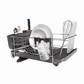 Wave Frame Dish Rack in Grey