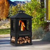 Trestle Wood-Burning Fire Pit