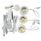 Undercabinet LED Puck Light (Pack of 3)