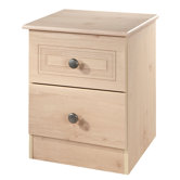 Florida 2 Drawer Bedside Table