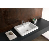Cangas Ceramic Bathroom Sink with Overflow