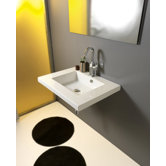 Mars Ceramic Bathroom Sink with Overflow