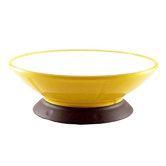 Yellow Lemon Zest Pedestal Dog and Cat Bowl