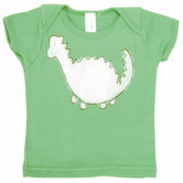 Dinosaur Lap T Shirt in Green