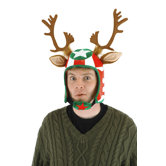 Racing Reindeer Helmet Hat