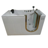 Walk-In Bathtub with Heated Water Jets