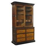 Kunstkammer Cabinet in Distressed Honey and Black