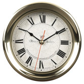 Captain's Large Clock in Brass
