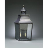 Sharon 10" Medium Base Socket with Chimney Pagoda Wall Lantern