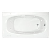 St. Kitts 36 x 66 x 23" Rectangular Whirlpool Jetted Bathtub