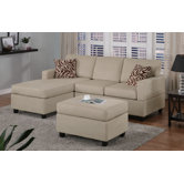 Bobkona Modular 3 Piece Sectional