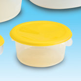 Round Polyethylene Storage Container (2 U.S. qt.)