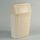 Slim Jim Wall Mounted Waste Container - 15 Gallon