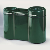 Barclay Large Capacity Three Section Recycling Center
