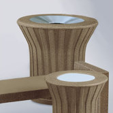 Keystone Concrete Waste Receptacle