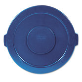 Round Brute Flat Top Lid in Blue