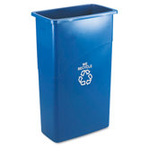 Slim Jim Recycling with Handle in Blue
