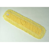 36" Trapper Commercial Dust Mop with Looped-End Launderable in Yellow