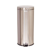 Round Medi-Can Stainless Steel Step Can