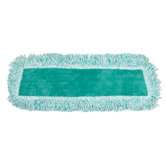 Dust Microfiber Mop Heads with Fringe Cut-End in Green