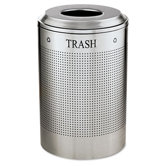 Silhouette Waste Round Receptacle, 26 Gal