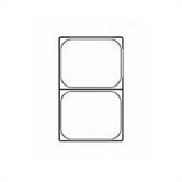 2 Space Wide Cold Food Pan