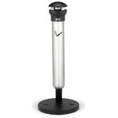 Infinity Base Mount Smoking Receptacle in Stainless Steel and Black