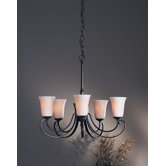 Scroll 5 Light Chandelier