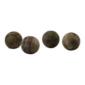 Small Wood Sphere in Walnut