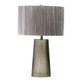 Club Table Lamp in Smoked Gray