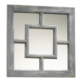 Ashbury Mirror in Distressed Gray