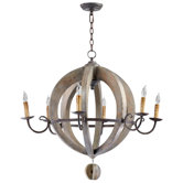 Barrel 6 Light Chandelier
