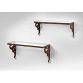 Small Jerome Wall Shelf in Rust