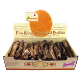 6" Buffalo Lollipops Dog Treat (50-Pack)