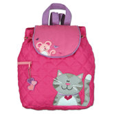 Cat Quilted Backpack