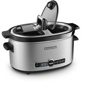 6 Quart Slow Cooker with Hinged Lid