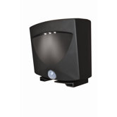 Battery Powered Motion-Activated Outdoor Night Light in Bronze