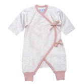 Hello Goodbye Print Side Tie Kimono