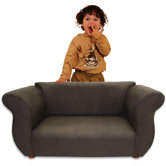 Kid's Fancy Microsuede Sofa