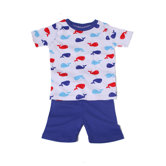 Organic Whales Pajama Short Set