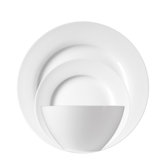 White Porcelain 12 Piece Dinnerware Set