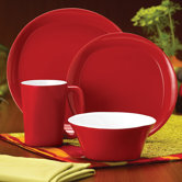 Round and Square 4 Piece Place Setting