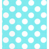 Gus Full Nursery Fabric in Turquoise Dot