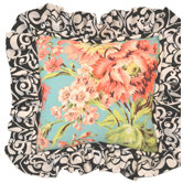 Lucy Victoria Full Nursery Floral Pillow with Ruffle