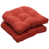 Outdoor Wicker Seat Cushion (Set of 2)