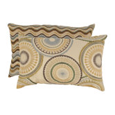 Riley and Wave Rectangular Throw Pillow (Set of 2)